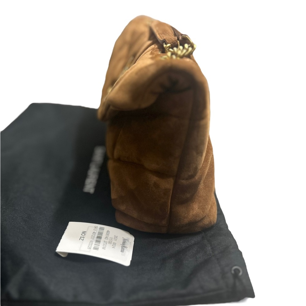 NWT YSL SAINT LAURENT LOULOU PUFFER SUEDE CROSSBODY SHOULDER BAG - Picture 15 of 16